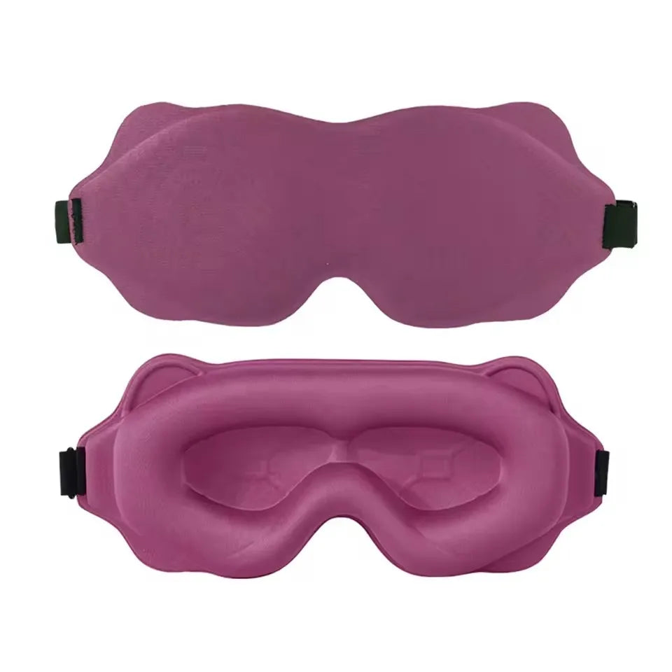 Weighted Sleep Mask 3D Contoured for Total Darkness