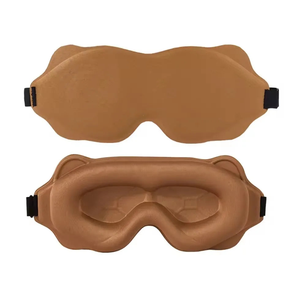 Weighted Sleep Mask 3D Contoured for Total Darkness