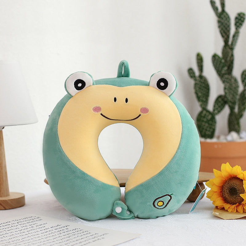Cozy U-Shaped Memory Foam Pillow for Travel & Naps