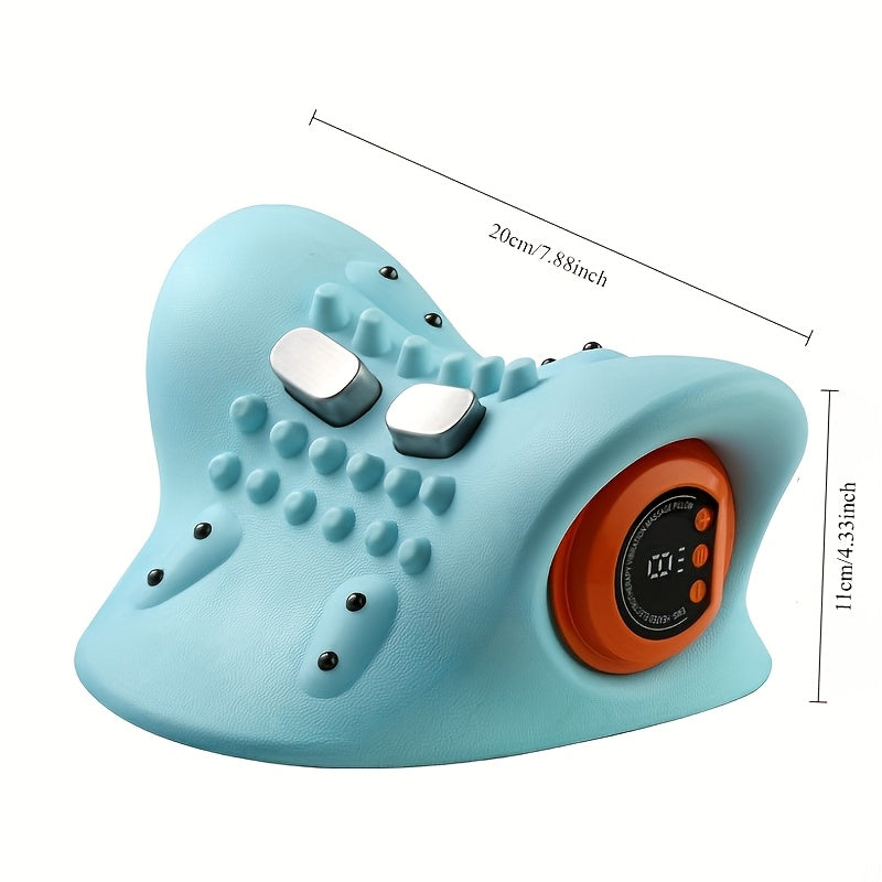 Rechargeable Neck & Shoulder Massager Pillow for Relaxation