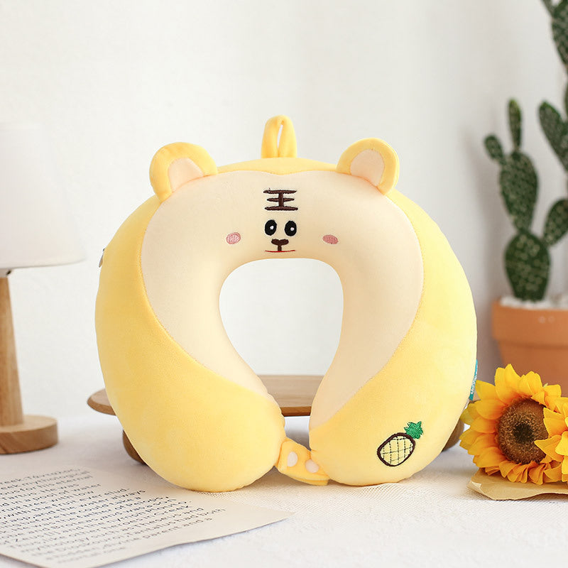 Cozy U-Shaped Memory Foam Pillow for Travel & Naps