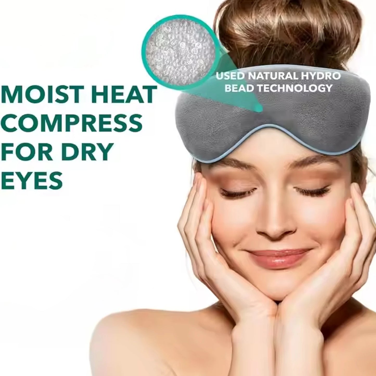 Weighted Cooling Eye Mask for Relaxing Night Sleep