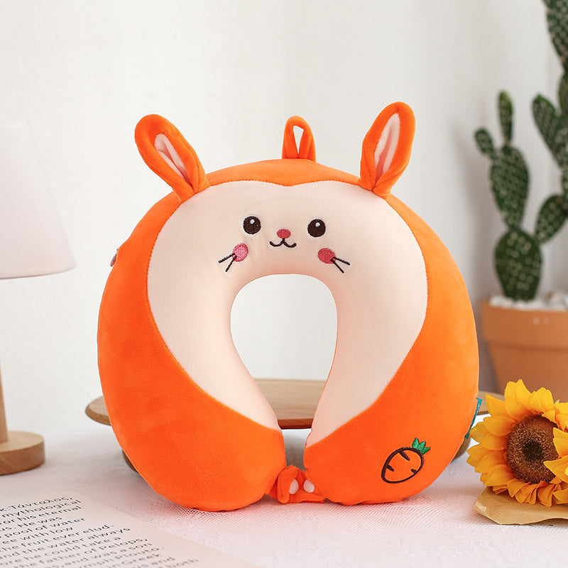 Cozy U-Shaped Memory Foam Pillow for Travel & Naps